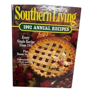 Vintage Southern Living 1992 Annual Recipes (Cookbook)